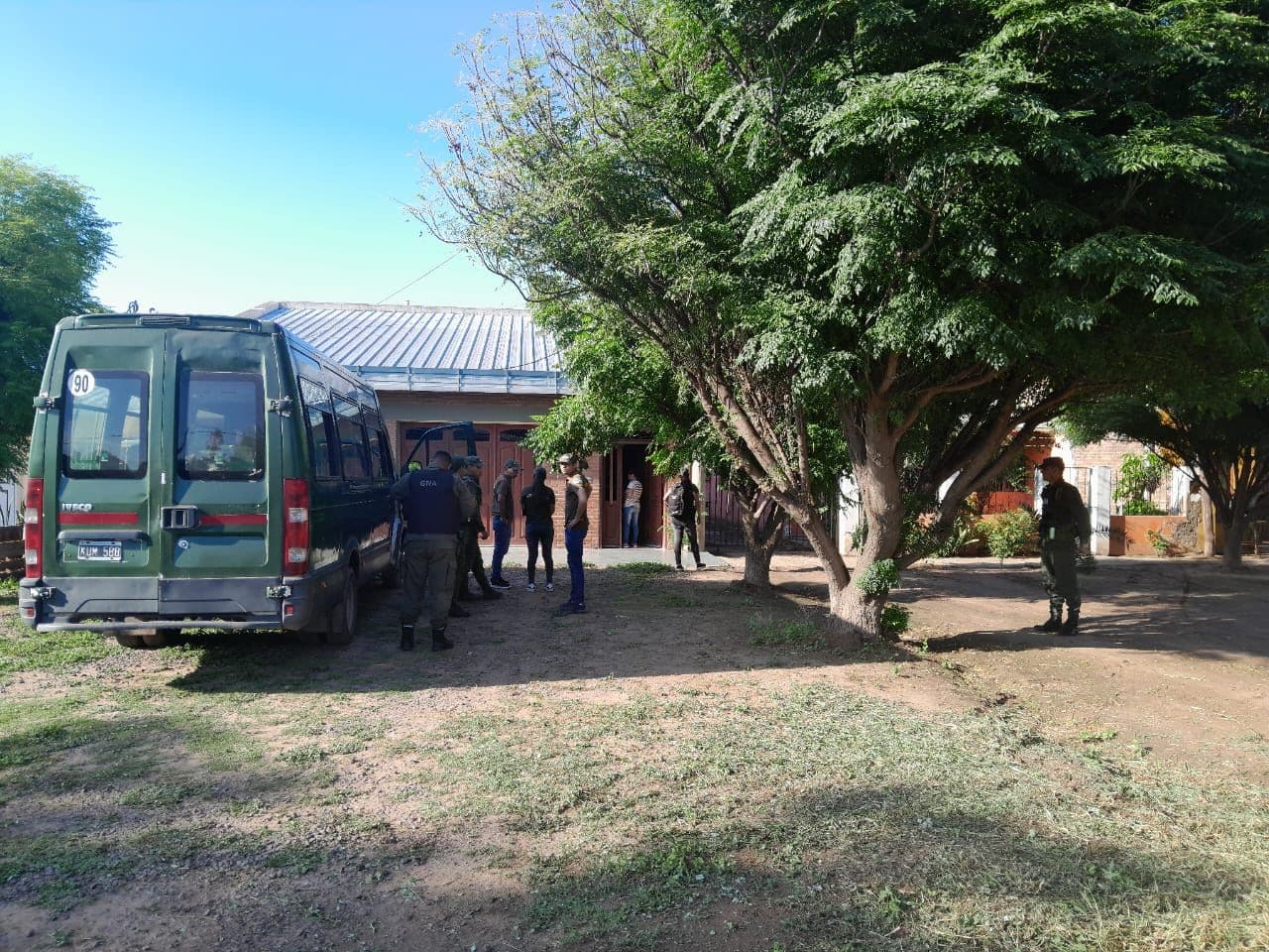 Chaco: Mega Operativo, Gendarmería realizo 10 allanamientos en simultaneo