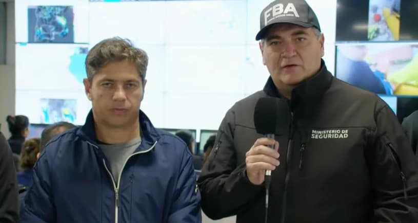 Kicillof encabezó una reunión de emergencia en el centro operativo que coordina la asistencia frente al temporal